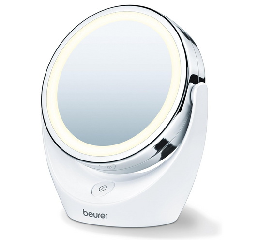 Beurer BS 49 – Miroir de table lumineux double face avec grossissement