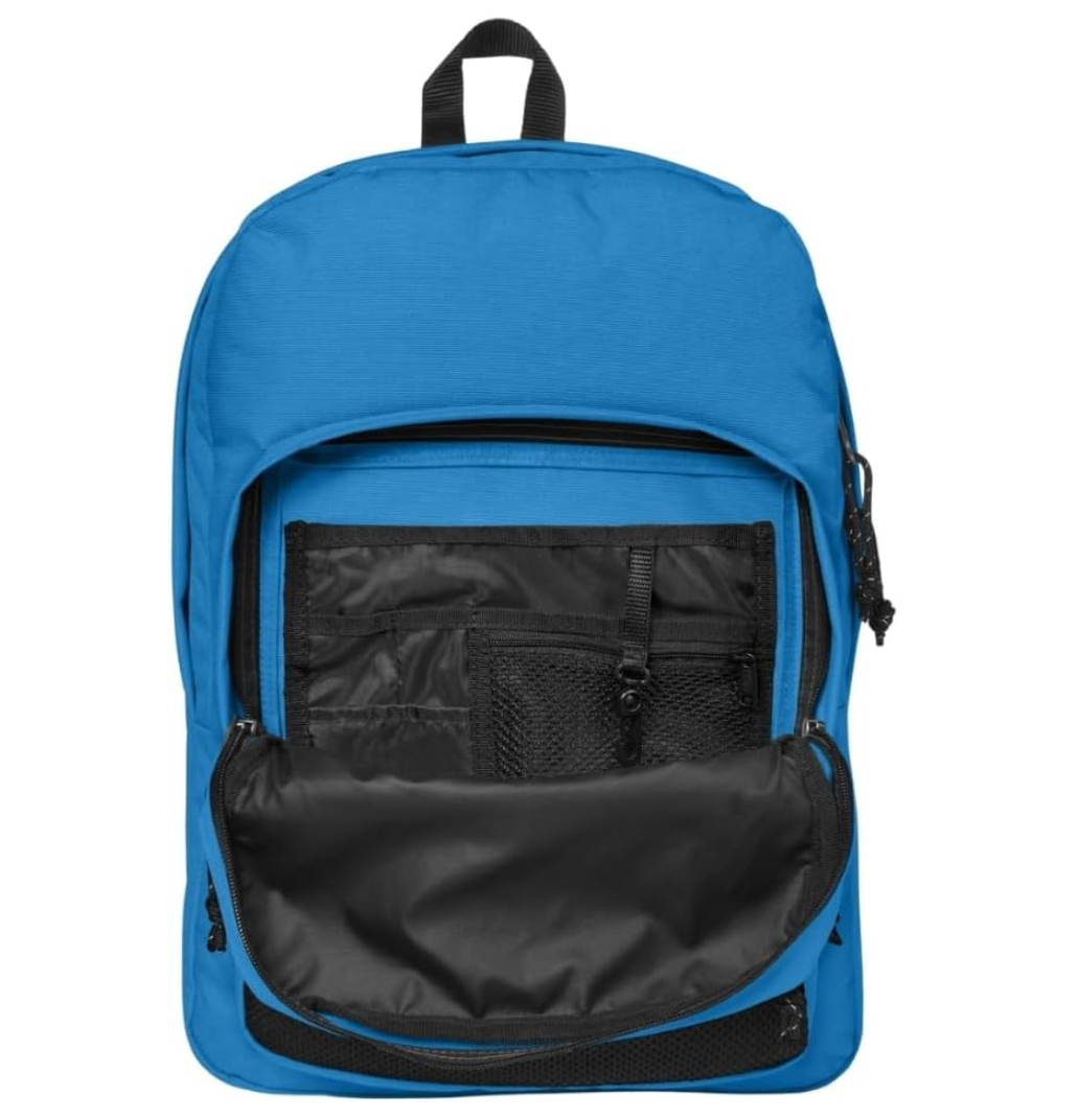 Eastpak Pinnacle – Sac à dos 38 L – Couleur Bubble Blue – Grand format pratique et résistant