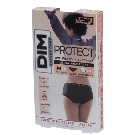 DIM Expert Care Protect – Boxer menstruel flux moyen Taille 40/42 - vue 3