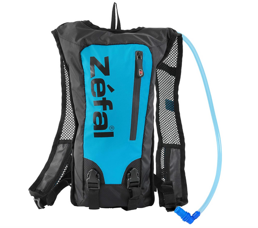 ZEFAL Z Hydro Race Noir & Bleu – Sac à dos d’hydratation vélo avec poche à eau 1,5 L