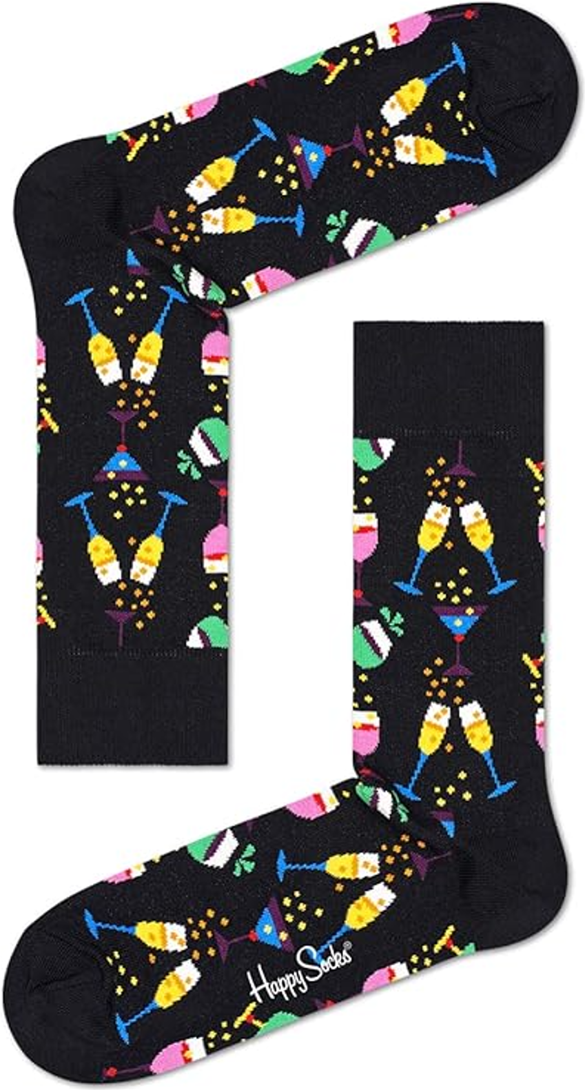 Happy Socks Celebration – Lot de 3 paires de chaussettes colorées – Multicolore – 41-46