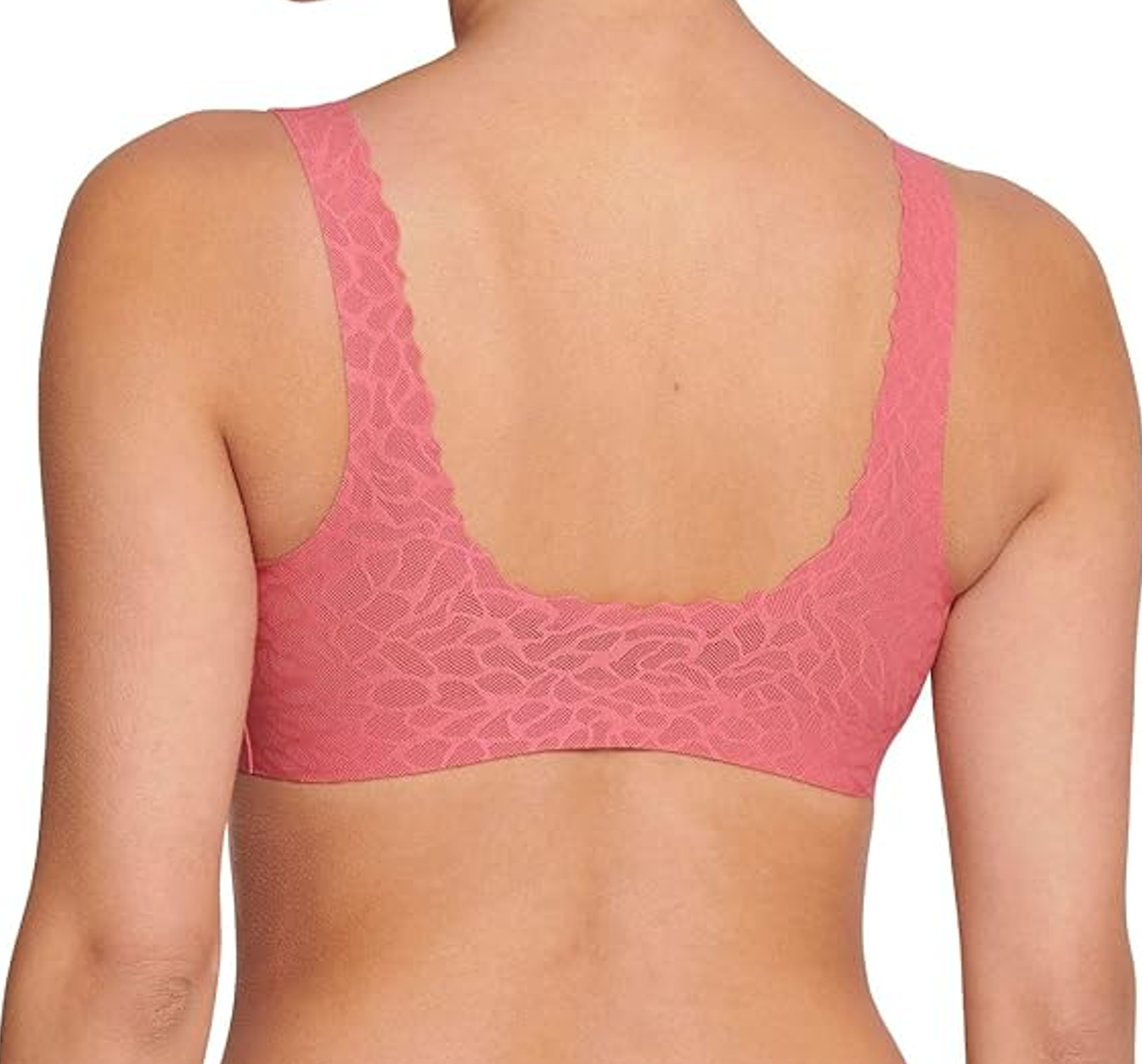 Sloggi Zero Feel Lace 2.0 Bralette – Soutien-gorge femme sans armatures – Desert Rose – Taille M