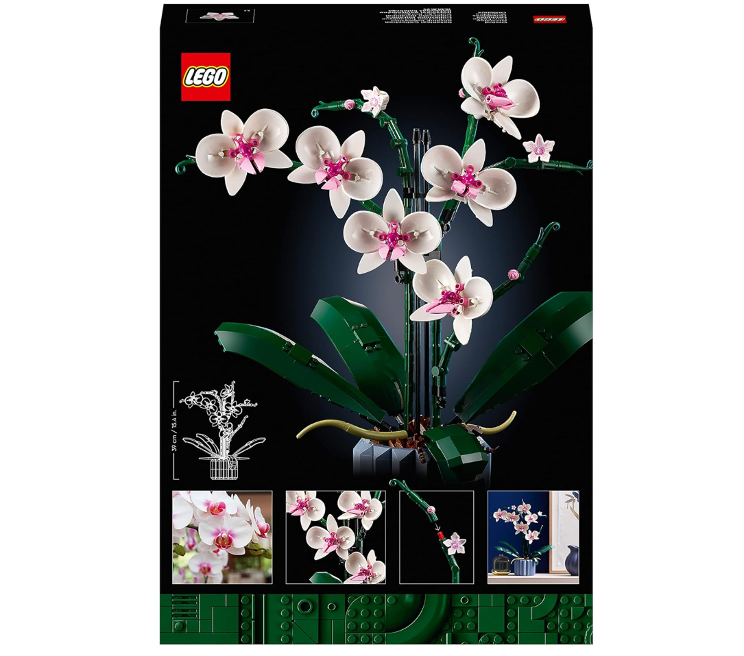 LEGO Botanicals 10311 – L’Orchidée – Plante artificielle décorative à construire – Adulte