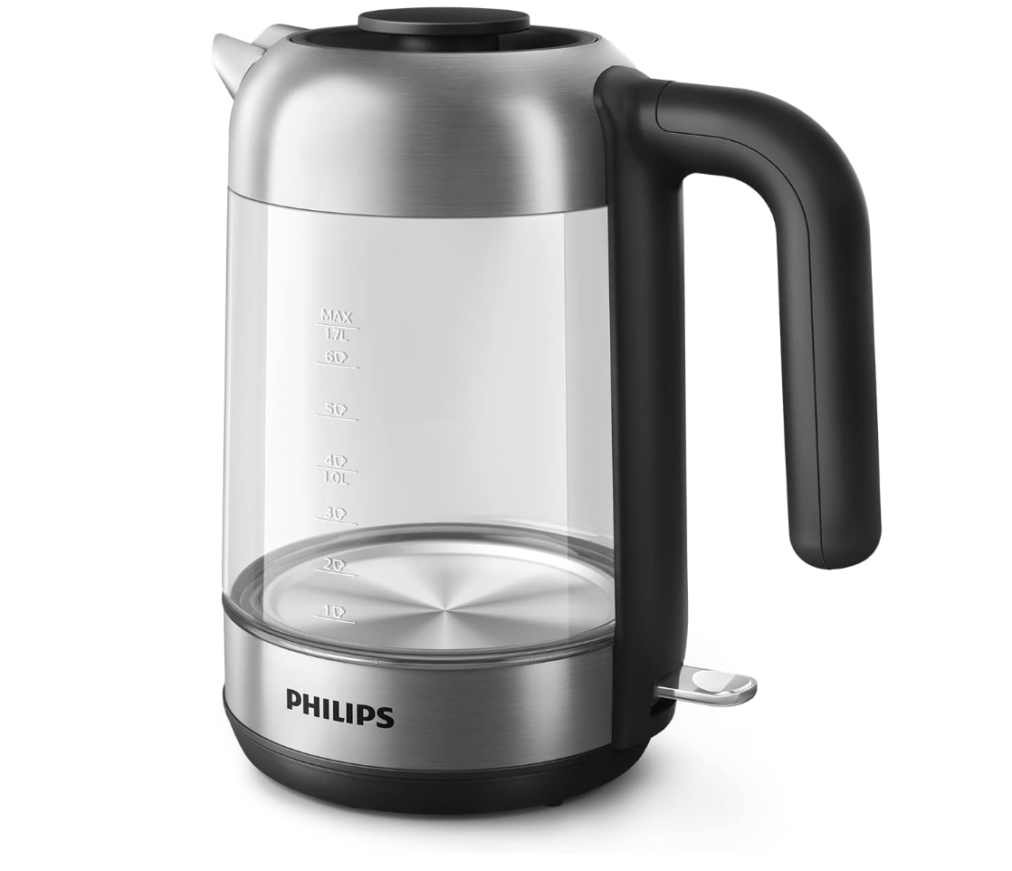 Philips Série 5000 HD9339/80 – Bouilloire électrique en verre 1,7 L – Ébullition rapide
