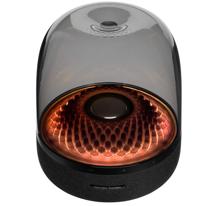 Harman Kardon Aura Studio 4 – Enceinte Bluetooth design avec éclairage 360° – Noir