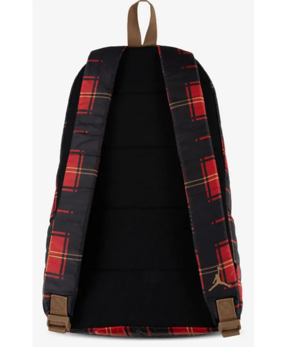 Sac Jordan Carreaux Rouge – Bagagerie Nike Jordan - vue 2