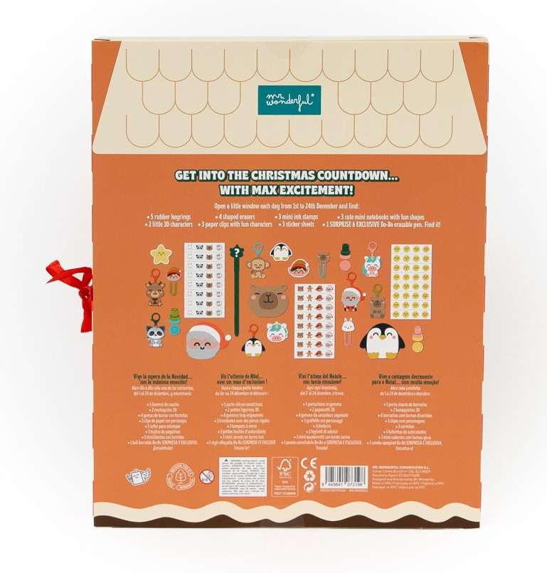 Calendrier de l'Avent Mr. Wonderful 2024 – Surprises Originales Noël - vue 2