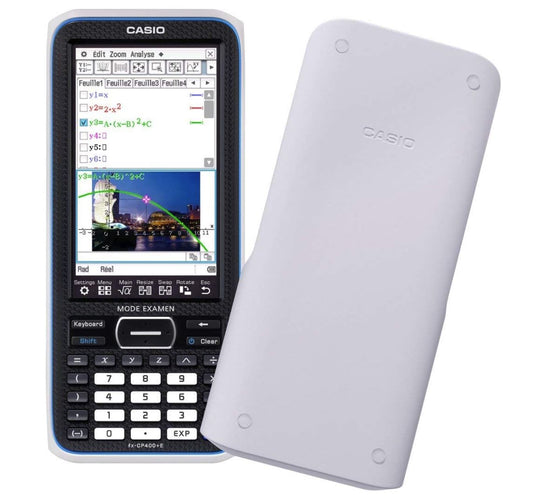 Casio FX-CP400+E – Calculatrice Graphique Tactile Haute Résolution – Mode Examen – Couleur – Adaptée Lycée & Supérieur