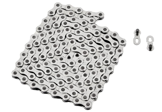 KMC e10 – Chaîne E-Bike 10 Vitesses – 122 Maillons – Haute Résistance pour Vélos Électriques avec Moteur Central