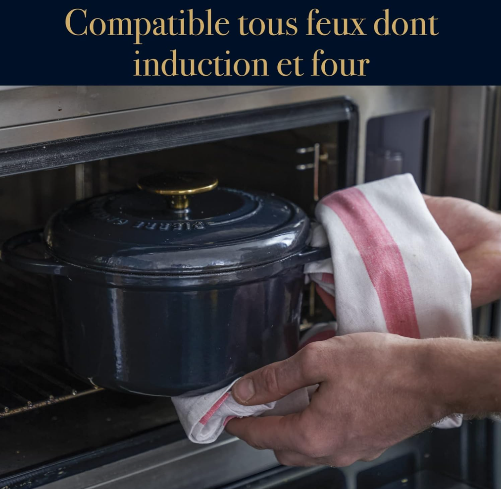 Cocotte Tefal Pierre Gagnaire Héritage 21 cm gris brillant-2
