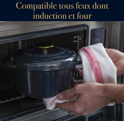 Cocotte Tefal Pierre Gagnaire Héritage 21 cm gris brillant-2
