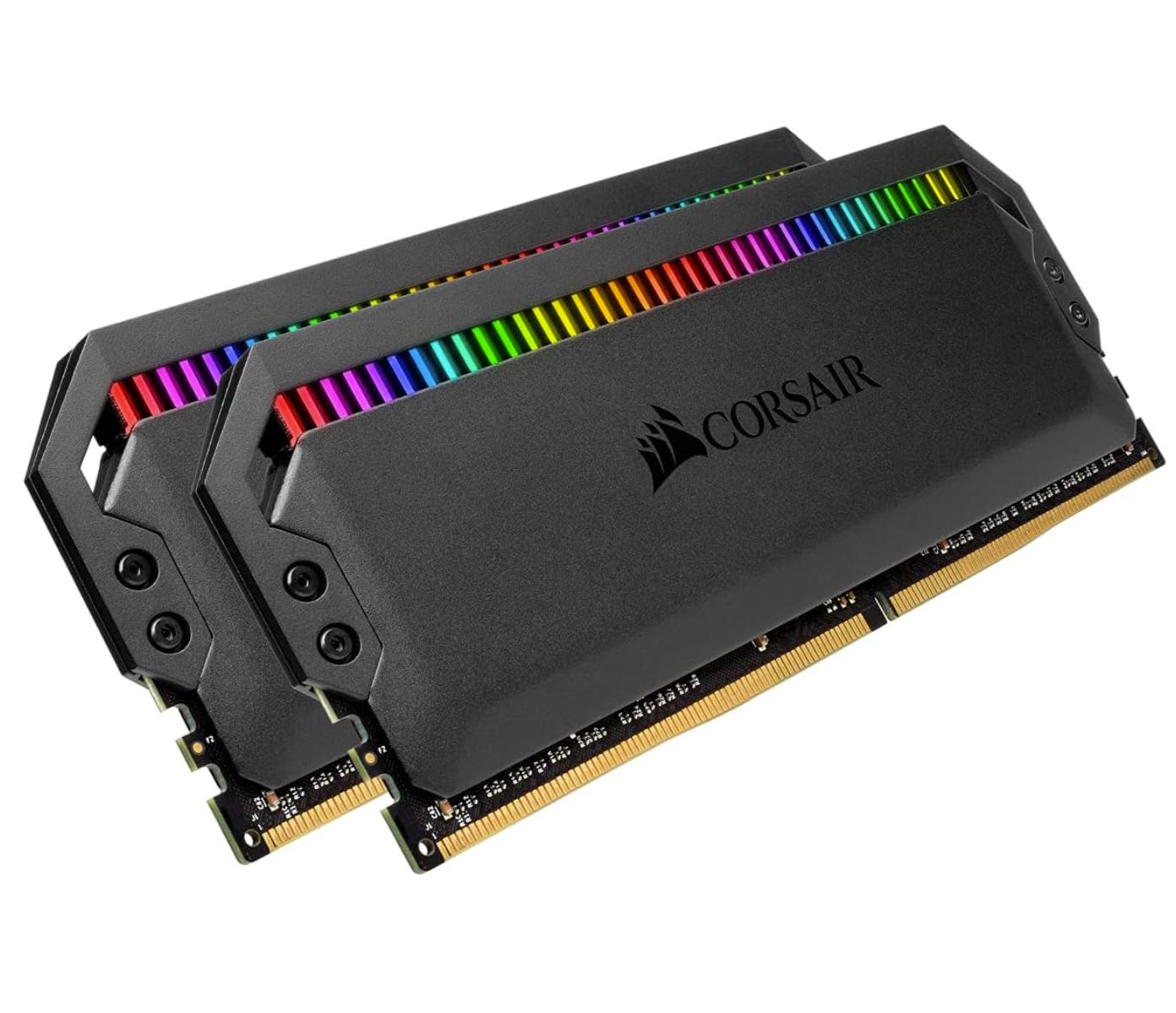 Corsair Dominator Platinum RGB – 16 Go (2x8 Go) DDR4 3200 MHz – CMT16GX4M2E3200C16 – RAM Haute Performance PC Gamer