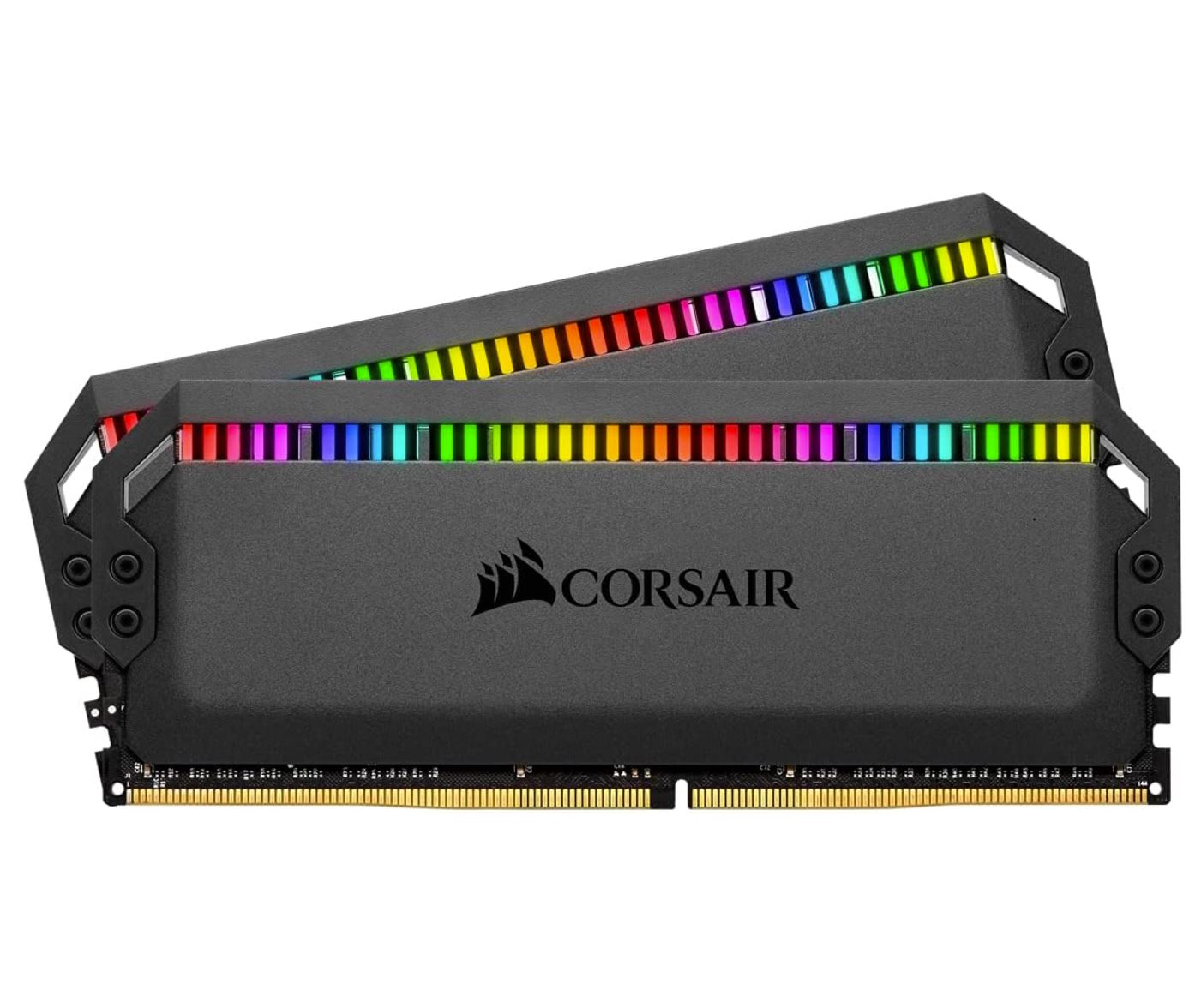 Corsair Dominator Platinum RGB – 16 Go (2x8 Go) DDR4 3200 MHz – CMT16GX4M2E3200C16 – RAM Haute Performance PC Gamer