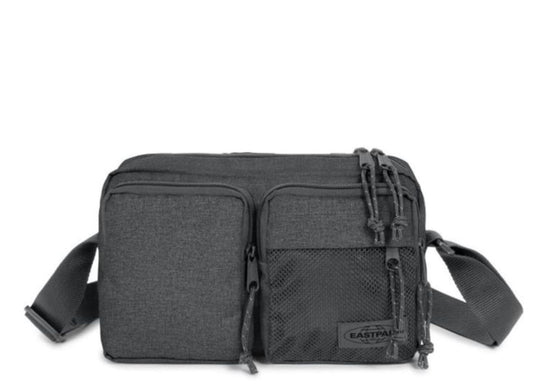 EASTPAK CROS – Sac Bandoulière Mixte Taille L – Denim Noir – Pratique & Résistant pour le Quotidien