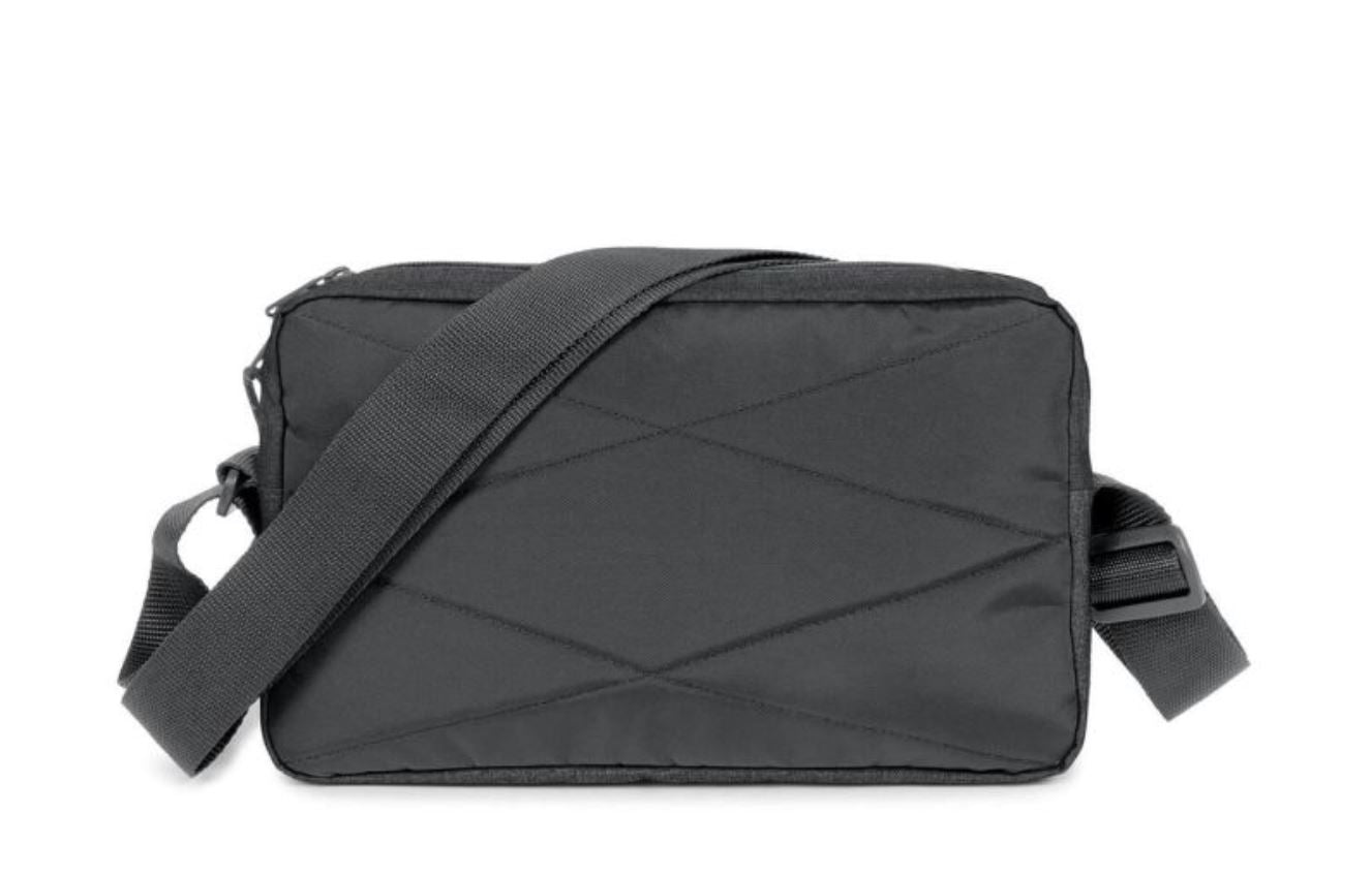 EASTPAK CROS – Sac Bandoulière Mixte Taille L – Denim Noir – Pratique & Résistant pour le Quotidien