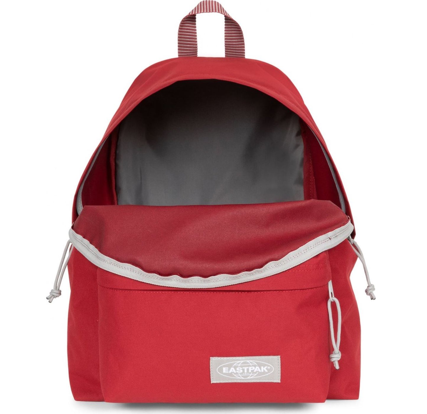 Eastpak Padded Pak'R – Sac à Dos 24L – Kontrast Stripe Red – Icône Intemporelle pour École, Travail ou Loisir