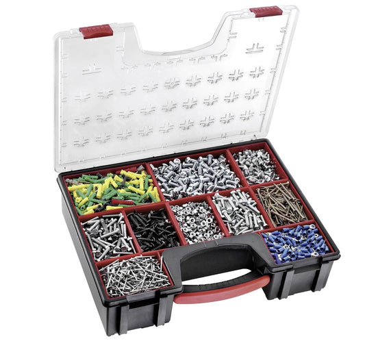 Facom BP.Z8PG – Mallette Organiseur 10 Compartiments • Transparent • 42,2 × 33,5 × 10,6 cm