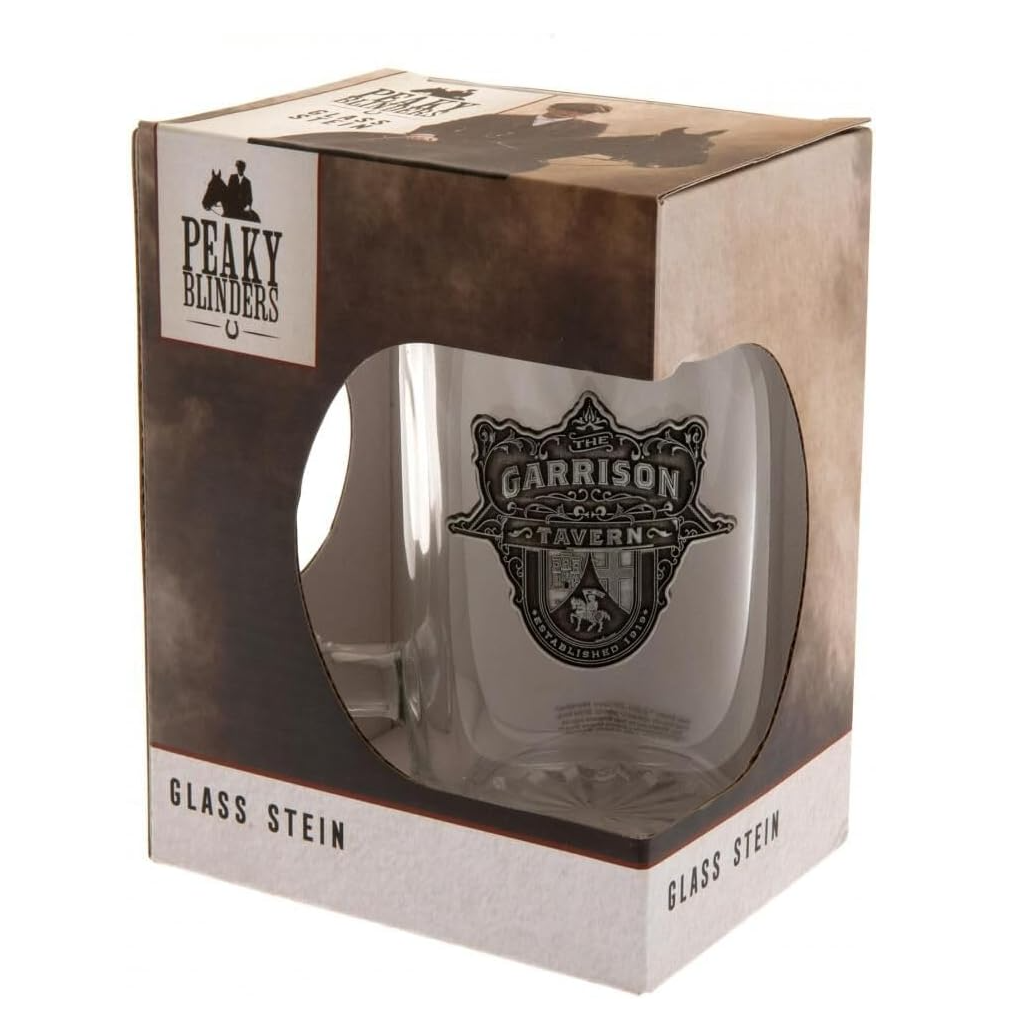 GB Eye – Peaky Blinders Garrison - Chope en Verre 500 ml Officielle Série TV