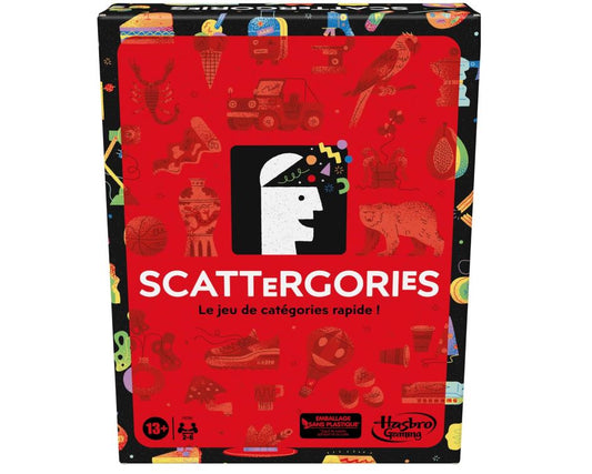 Jeu Scattergories Classique, Jeu de Groupe pour Ados et Adultes, à partir de 13 Ans, Jeu de société pour 2 Joueurs et Plus