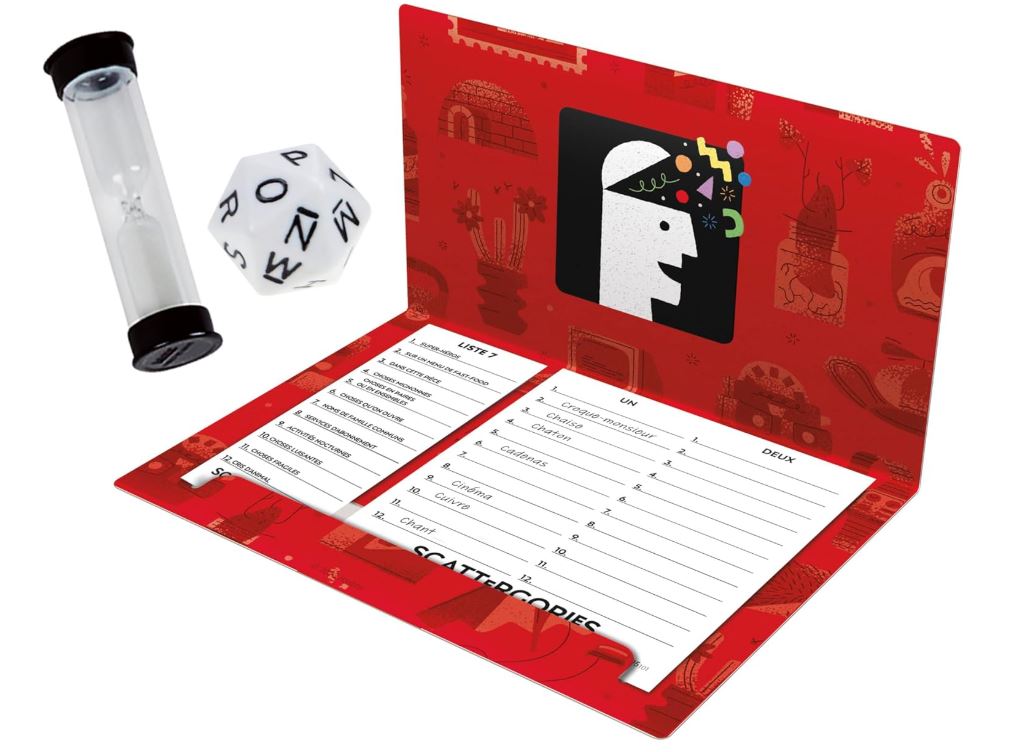 Jeu Scattergories Classique, Jeu de Groupe pour Ados et Adultes, à partir de 13 Ans, Jeu de société pour 2 Joueurs et Plus