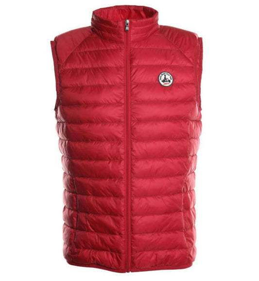 JOTT Tom – Doudoune Légère Homme Rouge – Taille M – Veste Matelassée Compressible Ultra Confortable