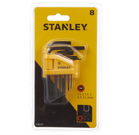 Jeu de clés hexagonales STANLEY 0-69-251