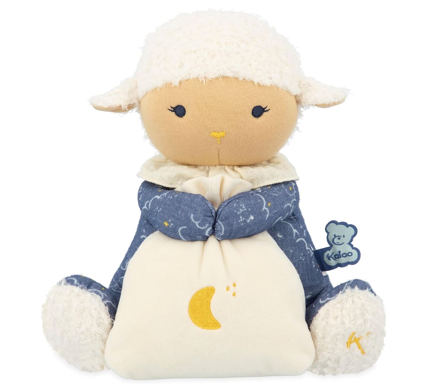 KALOO - Doux Sommeil - Veilleuse Mouton Nomade - Veilleuse Peluche pour Endormir Bébé - Boîtier Amovible et Rechargeable par USB - 20 cm - Dès la Naissance,...
