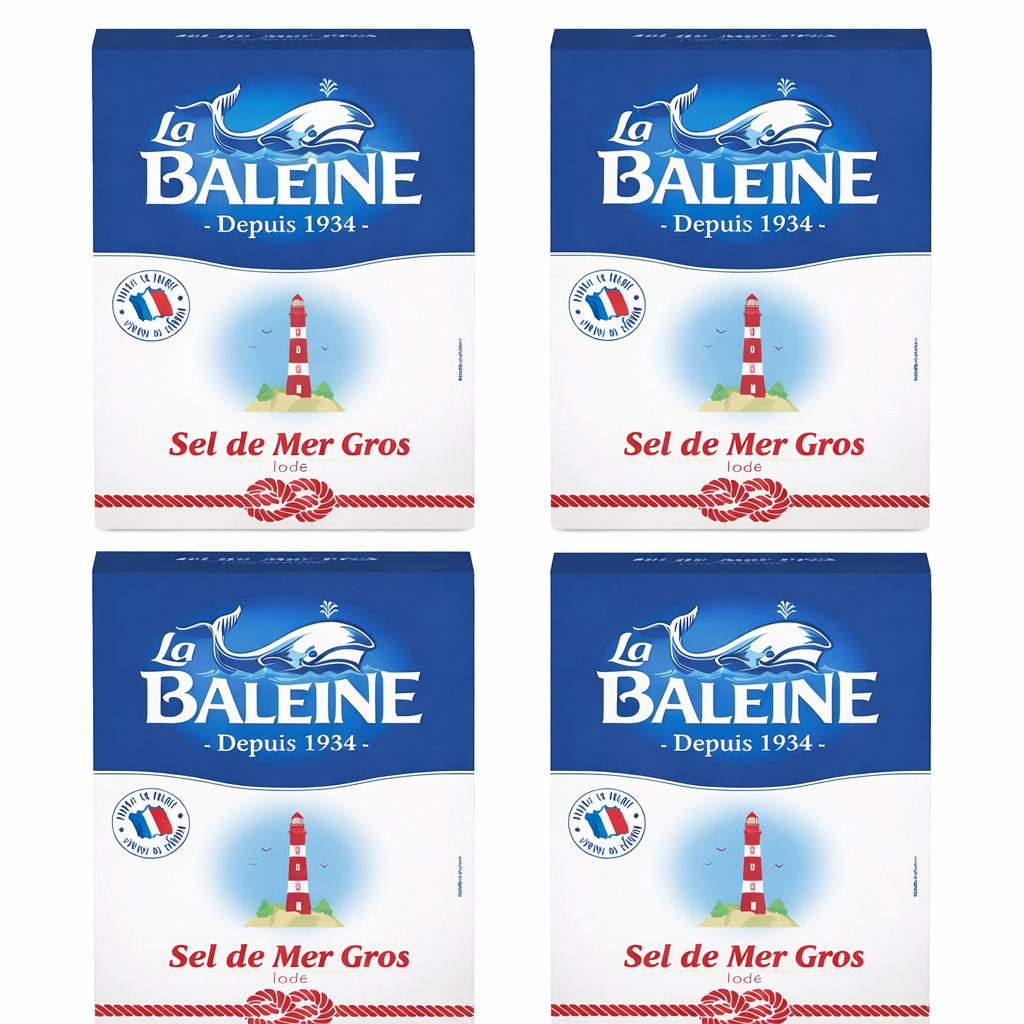 Sel de Mer Gros LA BALEINE 4x1kg