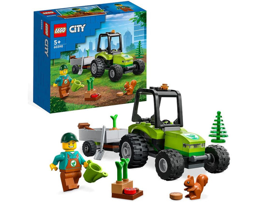 LEGO® City 60390 – Le Tracteur Forestier avec Remorque, Jardinier et Animaux – Jouet de Construction pour Enfants dès 5 Ans – 86 Pièces