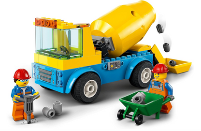 LEGO City 60325 Camion Bétonnière – Dès 4 ans - vue 5