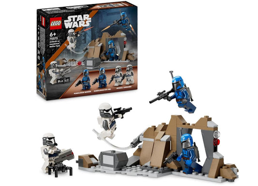 LEGO® Star Wars™ 75373 – Pack de Combat de l’Embuscade sur Mandalore – 4 Minifigurines – 109 Pièces – Dès 6 Ans