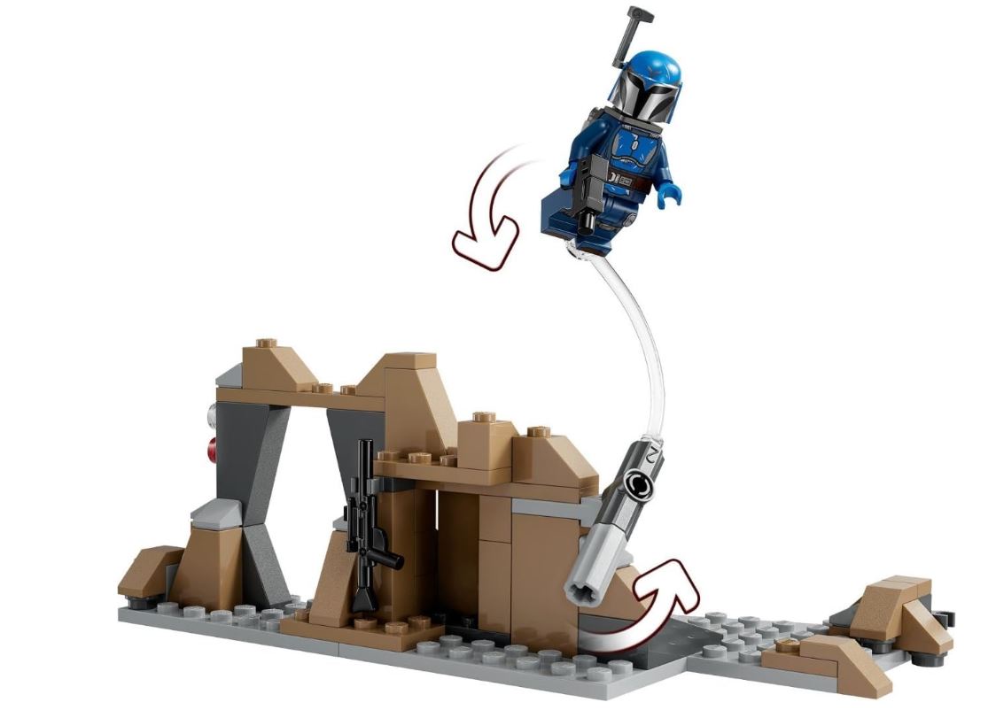 LEGO® Star Wars™ 75373 – Pack de Combat de l’Embuscade sur Mandalore – 4 Minifigurines – 109 Pièces – Dès 6 Ans