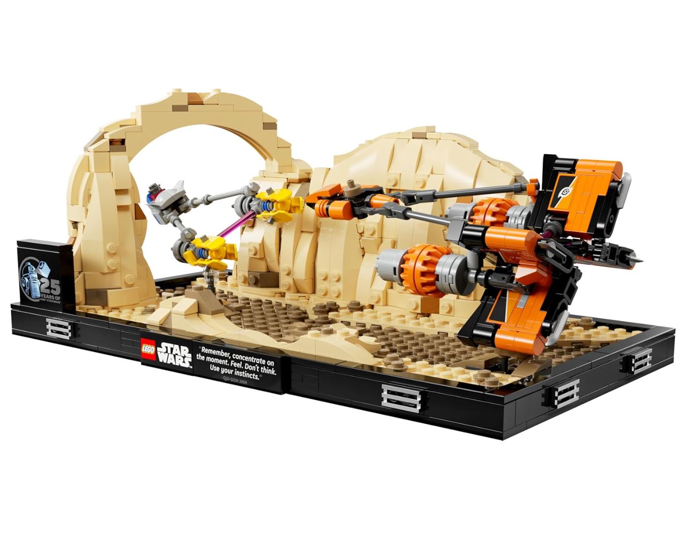 LEGO Star Wars 75380 – Diorama de la Course de Podracers de Mos Espa – 718 Pièces – Modèle Collector pour Adultes