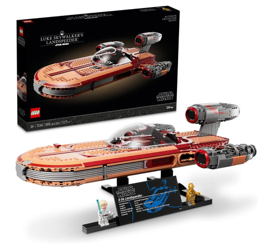 LEGO Star Wars UCS 75341 – Luke Skywalker’s Landspeeder™ – Modèle Collector 1890 pièces