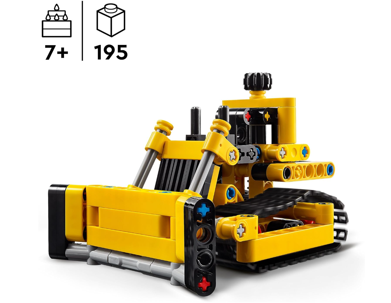 LEGO Technic 42163 – Le Bulldozer – Véhicule de construction – Dès 7 ans