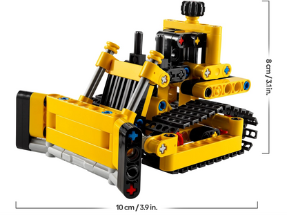 LEGO Technic 42163 Bulldozer – Véhicule de chantier dès 7 ans - vue 3
