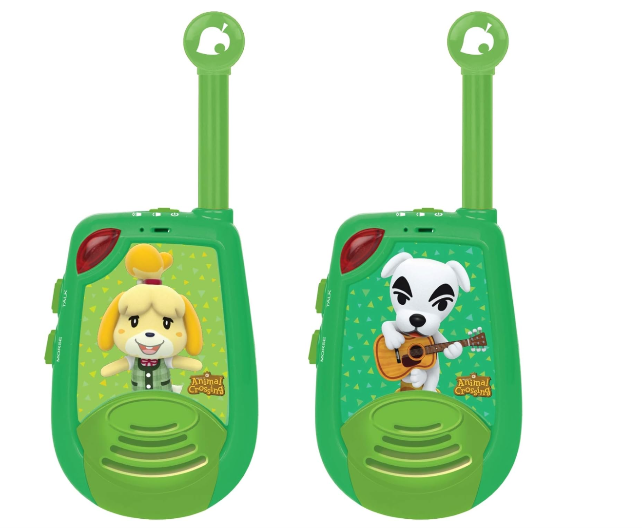 Lexibook Animal Crossing TW25AC – Talkies-walkies numériques 2 km – Fonction Morse lumineux – Dès 6 ans