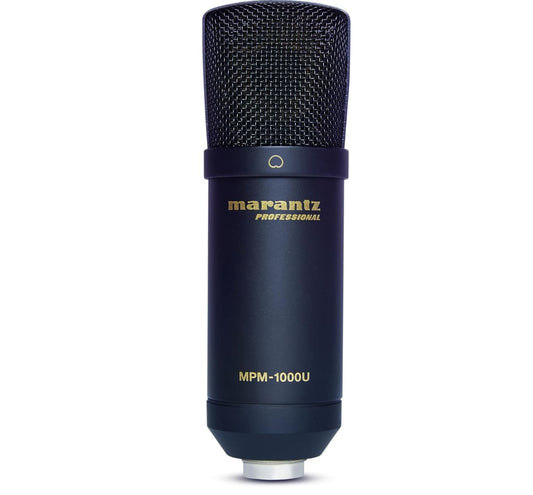Marantz Professional MPM-1000U – Microphone USB à Condensateur pour Streaming, Podcast & Gaming – Son Studio Plug & Play pour PC/Mac