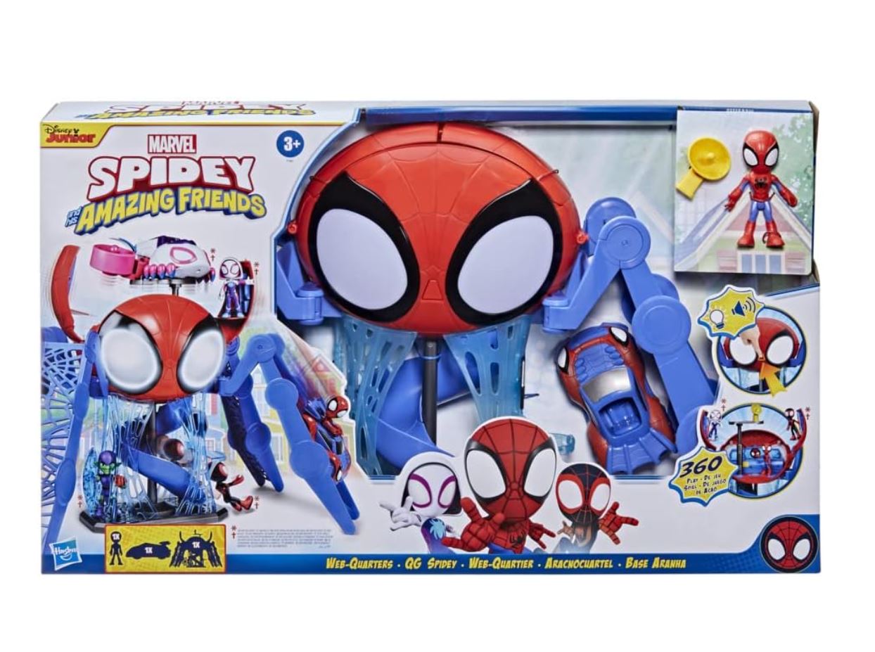 Marvel Spidey and His Amazing Friends – Quartier Général de Spidey avec Sons et Lumières – Dès 3 Ans