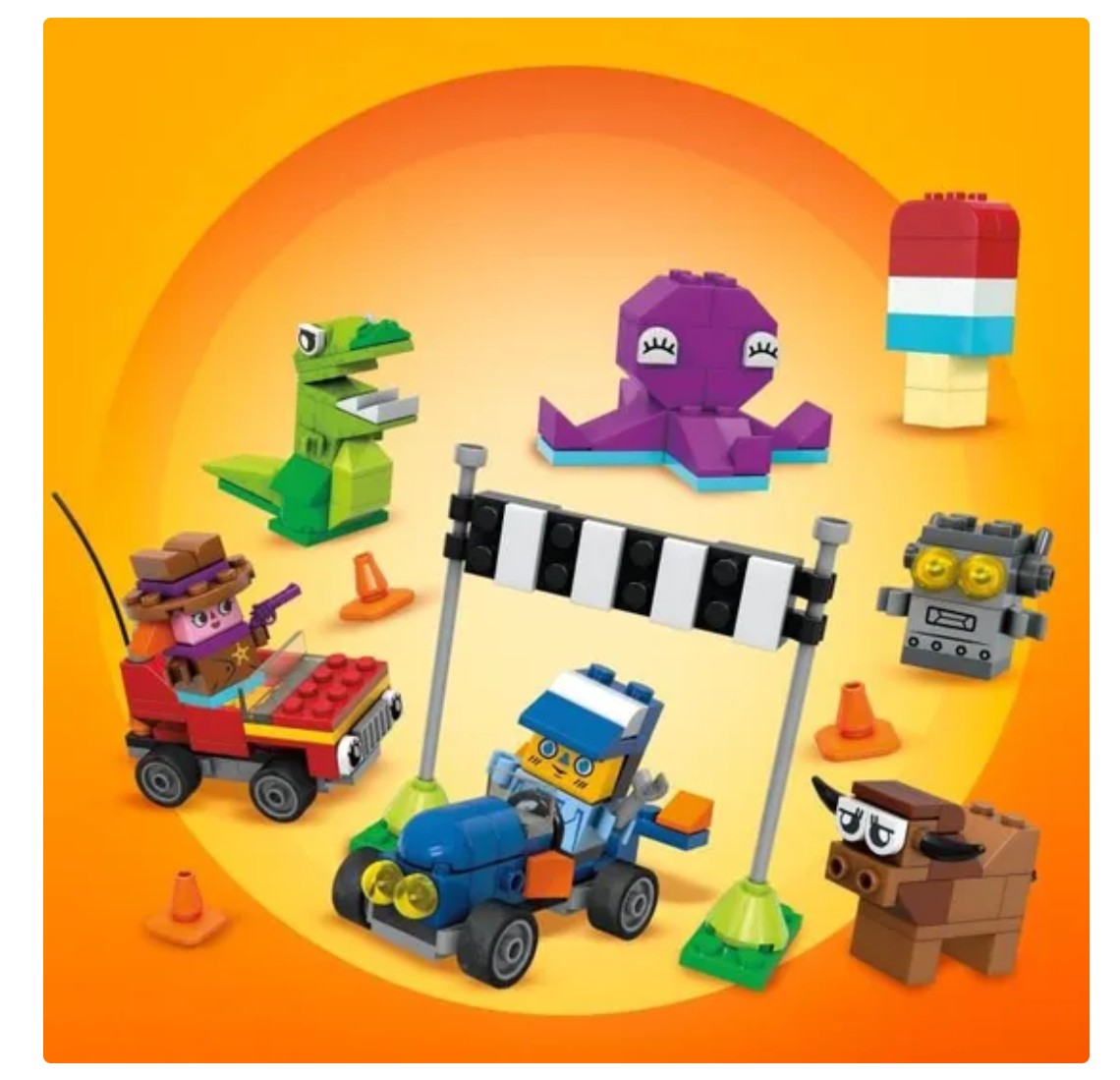 Mega Construx Story Builders Ultimate Storybox – 390 Blocs • Dès 4 Ans • Créativité & Construction