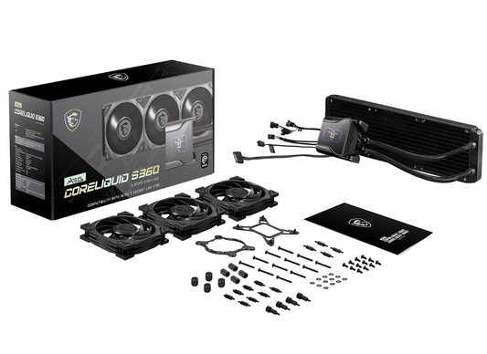 MSI MEG CoreLiquid S360 – Refroidisseur liquide AIO 360 mm pour CPU hautes performances
