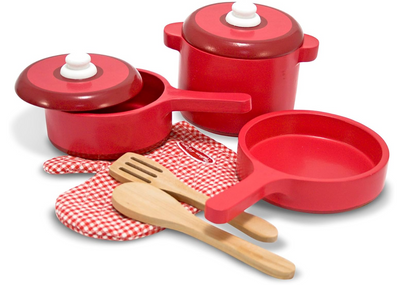 Melissa & Doug – Ensemble accessoires cuisine bois 8 pièces dès 3 ans - vue 3