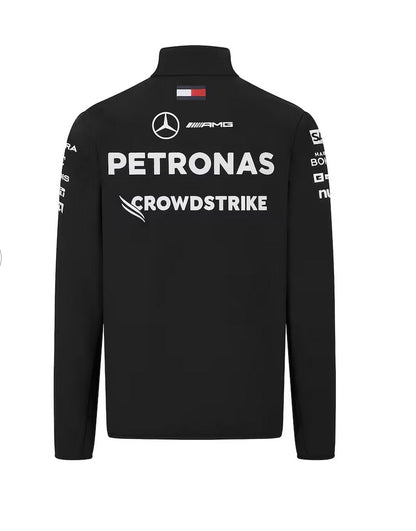 Mercedes AMG F1 Veste Softshell Homme 2024 – Officielle Noire M - vue 2