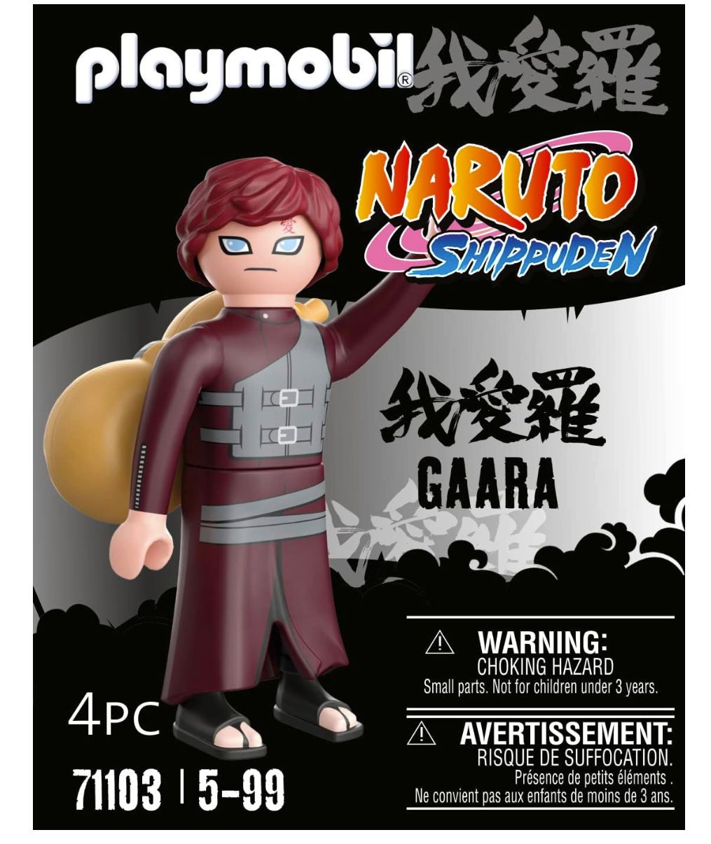 Playmobil 71103 – Gaara de Naruto – Figurine Héros d’Anime – Jouet Enfant Dès 5 Ans – Collection Naruto Shippuden
