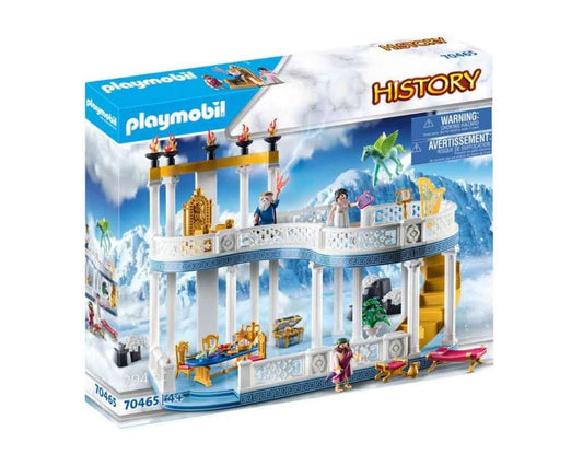 Playmobil History 70465 – Palais des Dieux Grecs sur le Mont Olympe – Coffret Mythologie avec Zeus, Dionysos, Grâce et Pégase – Jouet Enfant Dès 4 Ans
