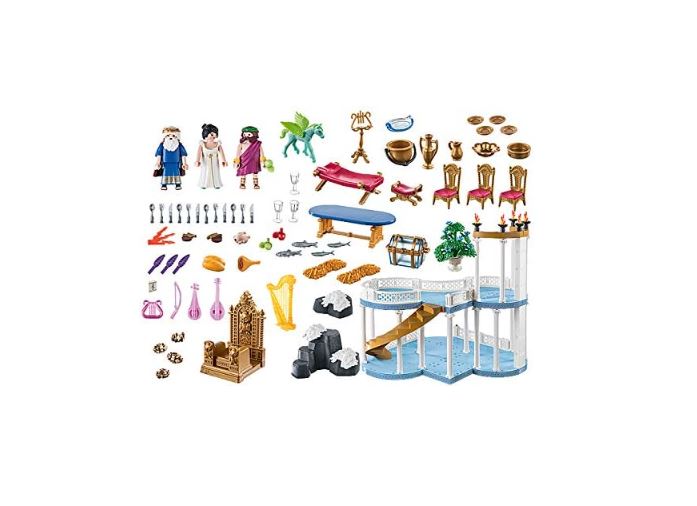 Playmobil History 70465 – Palais des Dieux Grecs sur le Mont Olympe – Coffret Mythologie avec Zeus, Dionysos, Grâce et Pégase – Jouet Enfant Dès 4 Ans