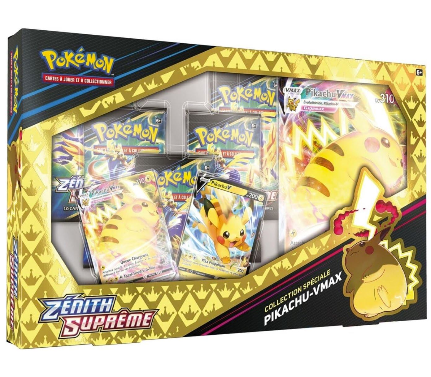 Pokémon – Coffret Zénith Suprême Pikachu VMAX (EB12.5) – Cartes Pokémon Officielles – Dès 6 Ans – Version Française