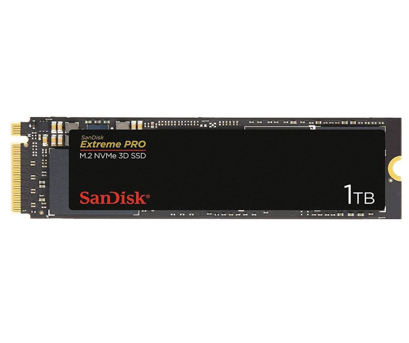 SanDisk Extreme PRO SSD Interne 1 To – Disque Dur 3D NAND M.2 NVMe PCIe Gen3 x4 – Vitesse Élevée jusqu’à 3 400 Mo/s