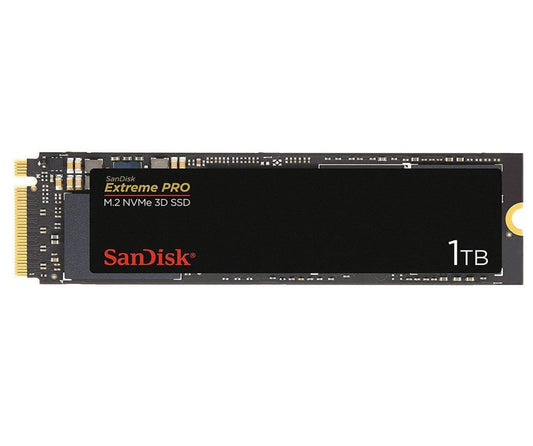 SanDisk Extreme PRO SSD Interne 1 To – Disque Dur 3D NAND M.2 NVMe PCIe Gen3 x4 – Vitesse Élevée jusqu’à 3 400 Mo/s