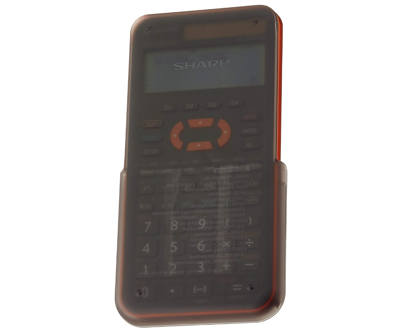 Sharp EL-W531XG Orange – Calculatrice scientifique – Occasion comme neuf